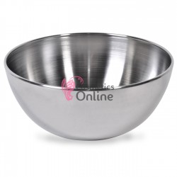 Bol metalic pentru tratamente faciale Argintiu 500ml MJ 1127111